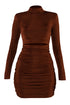 Long Sleeve Cut Out Mini Dress